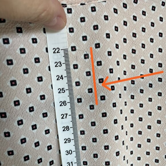 NWT ADRIANNA PAPELL Coral Blouse Cross Over Bouffant Sleeve Women's Large, FLAWS - Picture 8 of 16